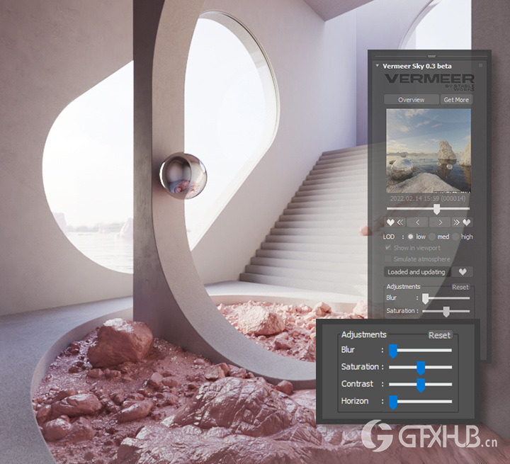 60个全动态天空延时HDRI序列全景贴图 Vermeer Bundle 001