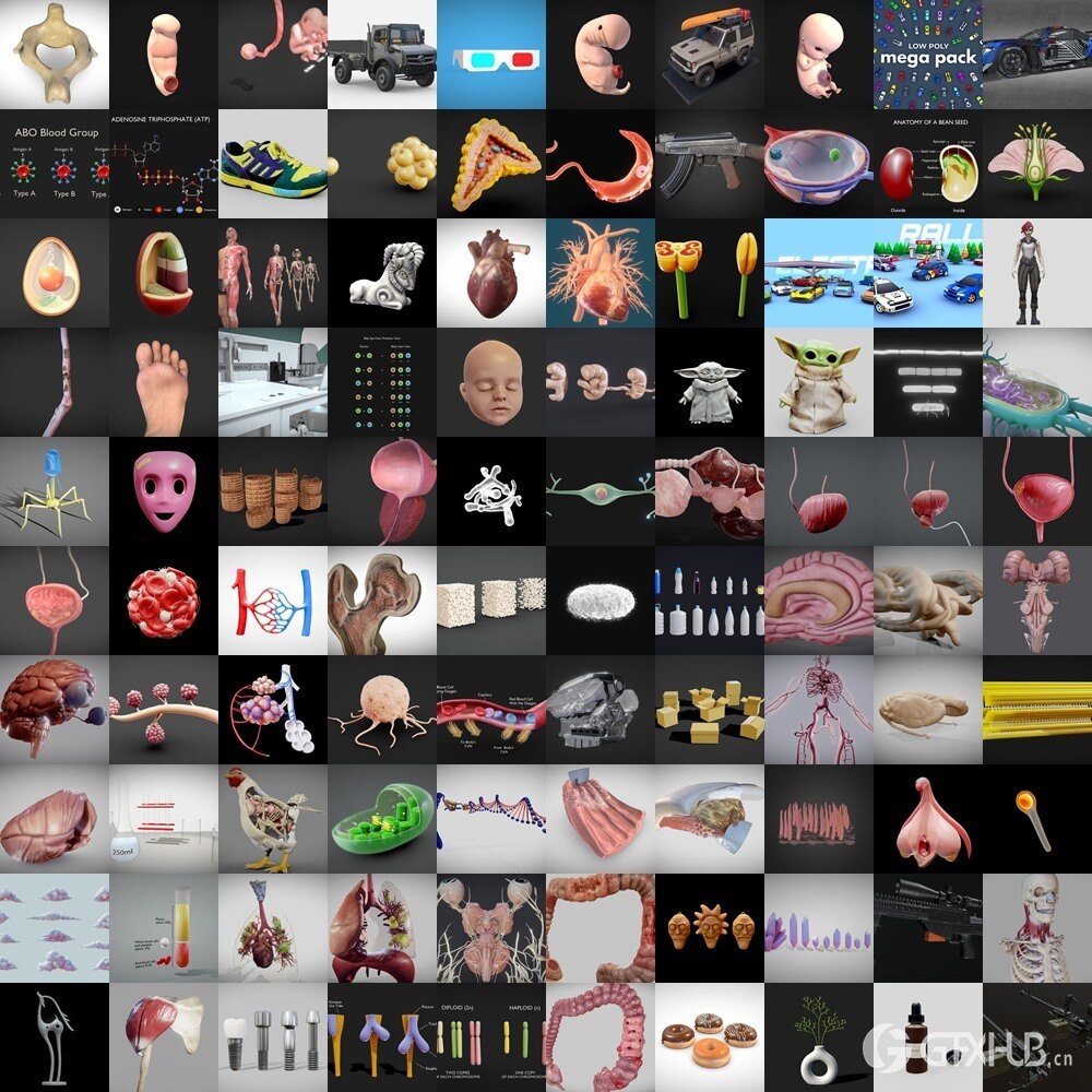 Sketchfab 480个3D模型合集2024年第16季 Sketchfab – 3D Model Pack 2024 Vol.16