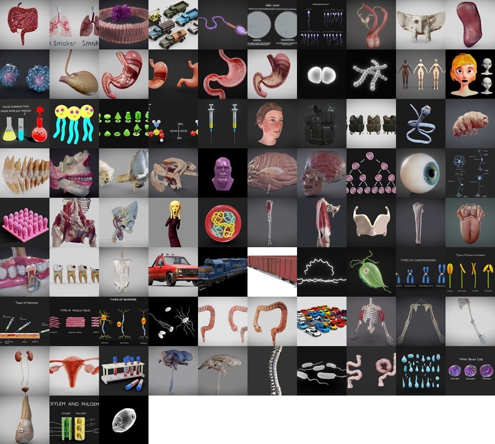 Sketchfab 480个3D模型合集2024年第16季 Sketchfab – 3D Model Pack 2024 Vol.16