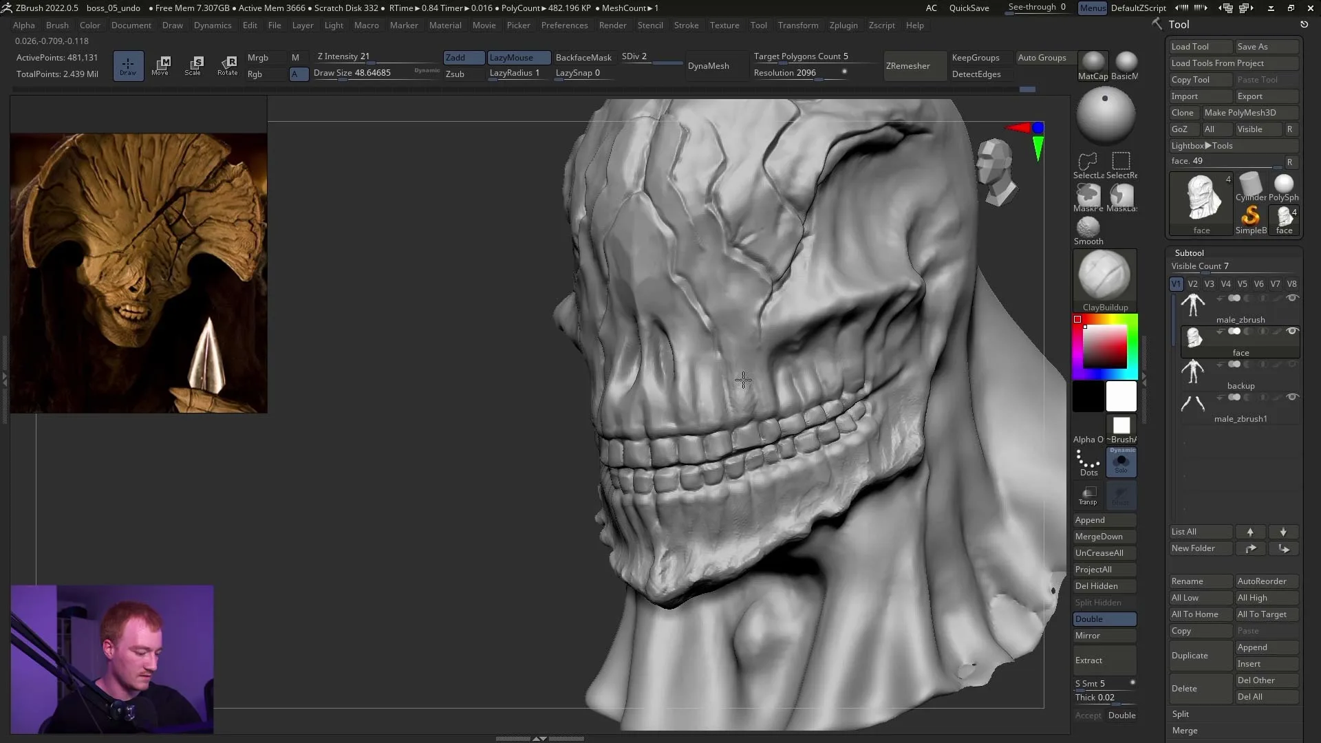 【中文字幕】 ZBrush 创建完整三维角色教程 Flipped Normals - Creating a Full Character in Zbrush