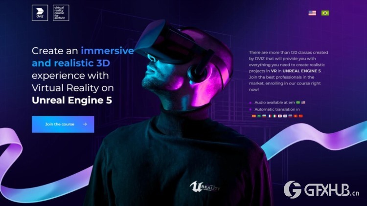 【中文字幕】虚幻引擎5制作虚拟现实身临其境般3D体验 Virtual Reality Unreal Engine 5 Course