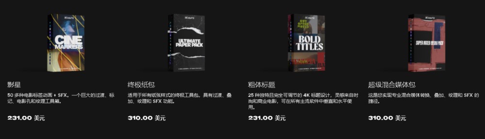 AcidBite 6,000+ 过渡、纹理、叠加、SFX、LUT、动画完整资产合集