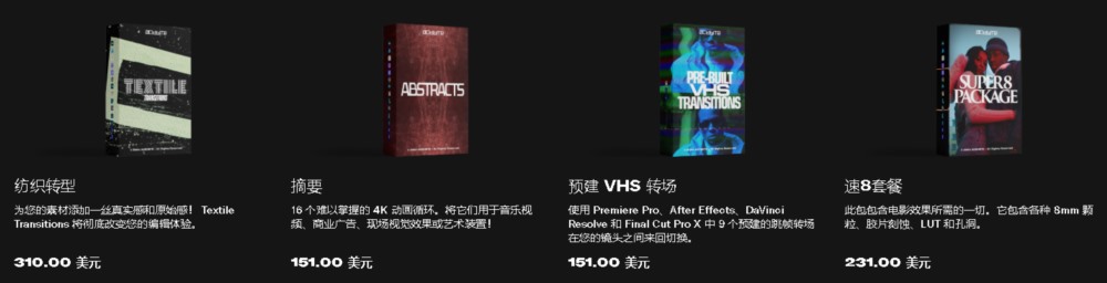 AcidBite 6,000+ 过渡、纹理、叠加、SFX、LUT、动画完整资产合集