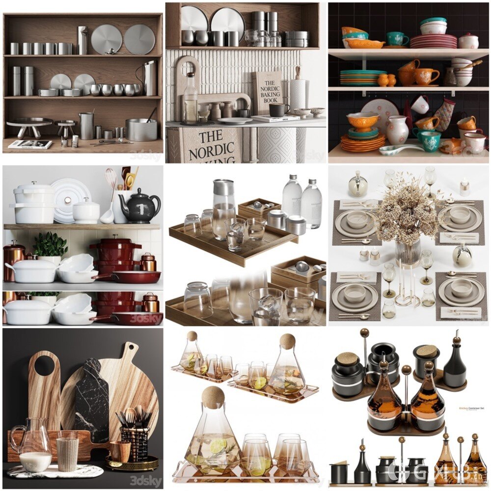 3DSky Pro 椅子沙发灯具数码家电3D模型合辑2024年12月第1季 | 400套 | 20GB