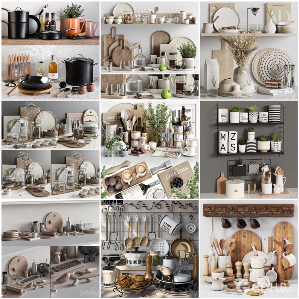 3DSky Pro 椅子沙发灯具数码家电3D模型合辑2024年12月第1季 | 400套 | 20GB