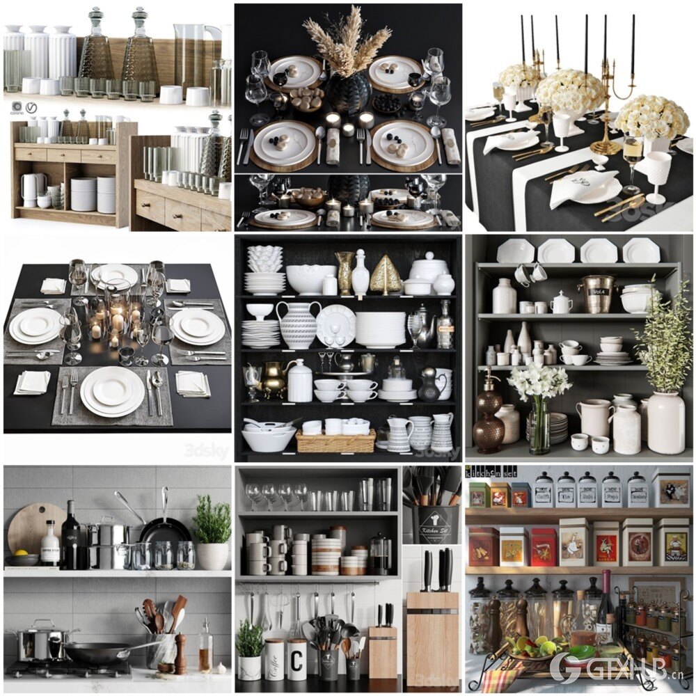 3DSky Pro 椅子沙发灯具数码家电3D模型合辑2024年12月第1季 | 400套 | 20GB