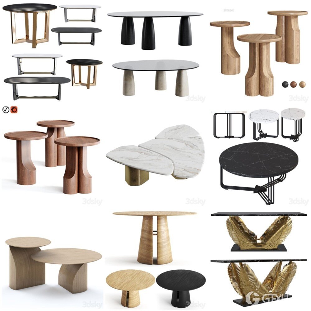 3DSky Pro 椅子沙发灯具数码家电3D模型合辑2024年12月第1季 | 400套 | 20GB