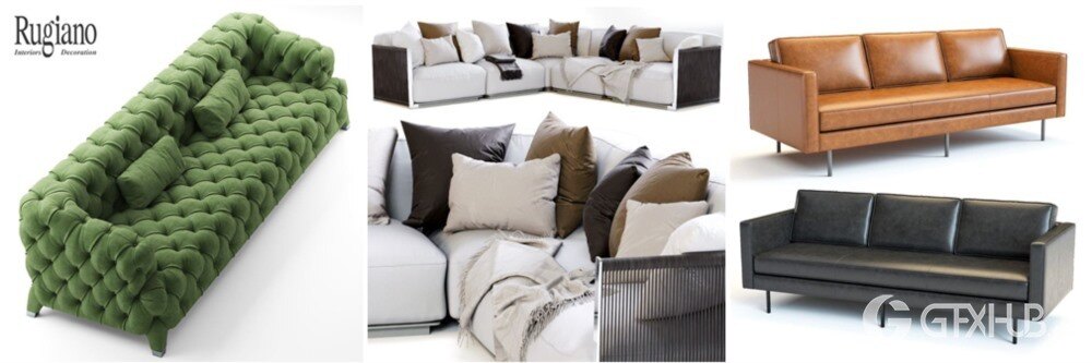 3DSky Pro 椅子沙发灯具数码家电3D模型合辑2024年12月第1季 | 400套 | 20GB