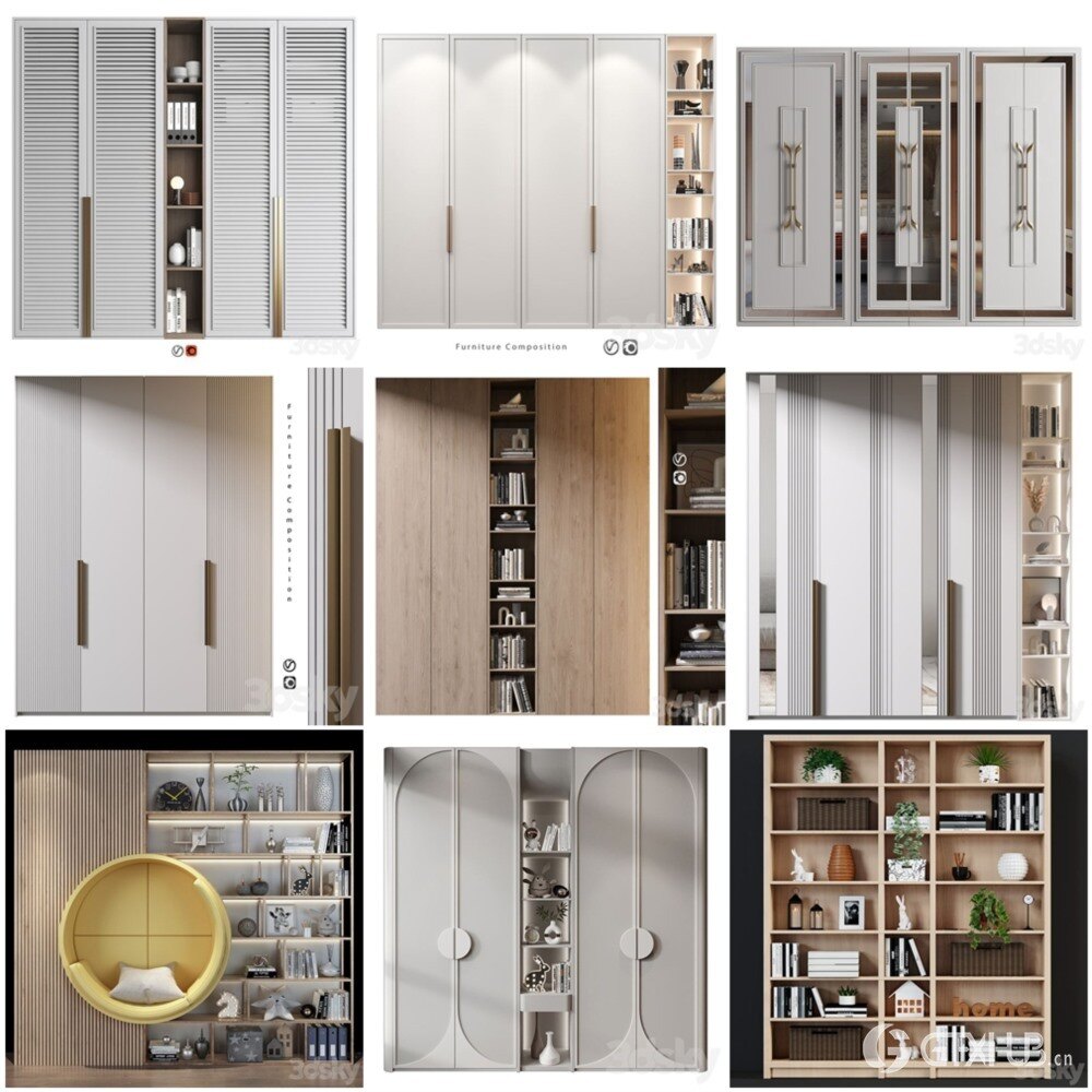 3DSky Pro 椅子沙发灯具数码家电3D模型合辑2024年12月第1季 | 400套 | 20GB