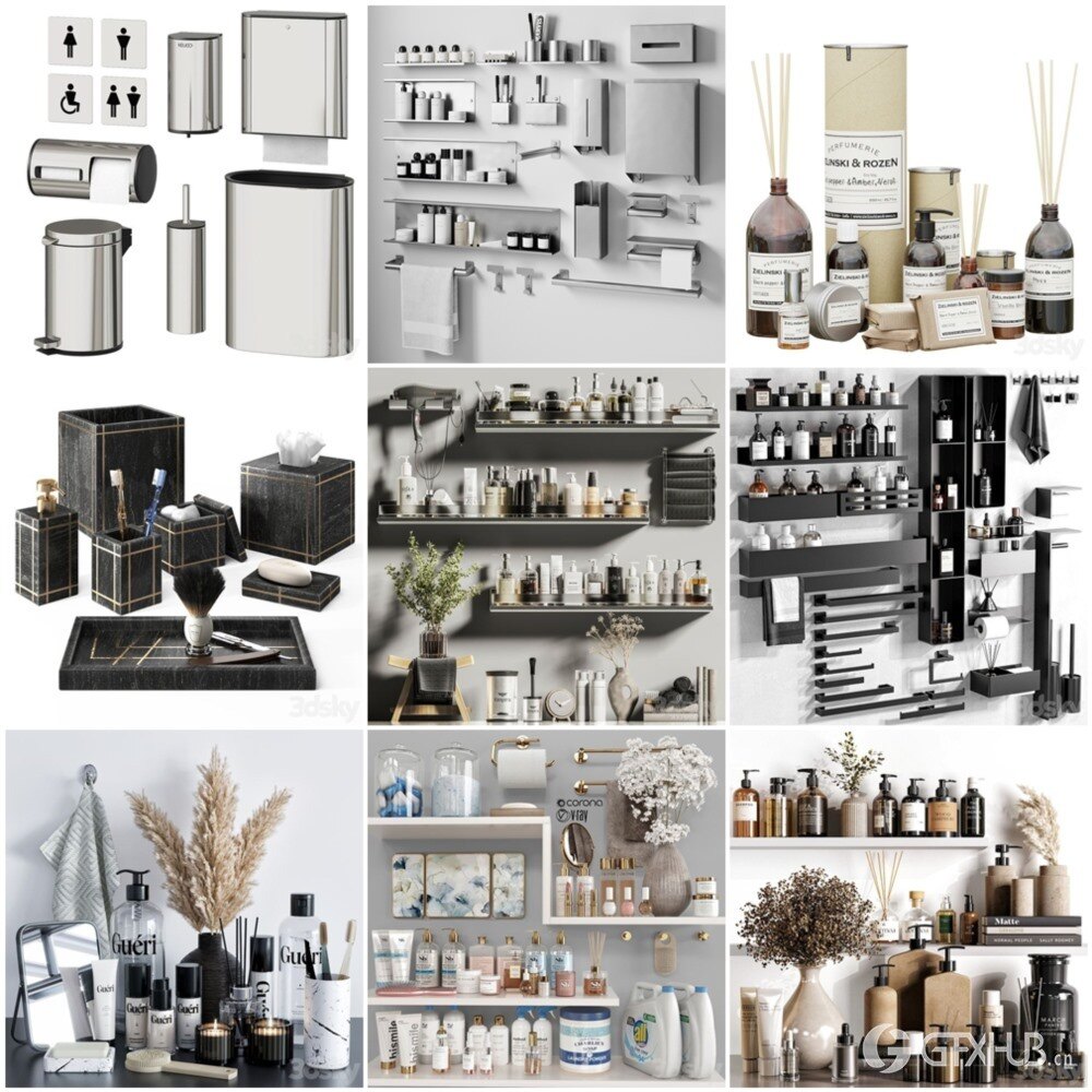 3DSky Pro 椅子沙发灯具数码家电3D模型合辑2024年12月第1季 | 400套 | 20GB