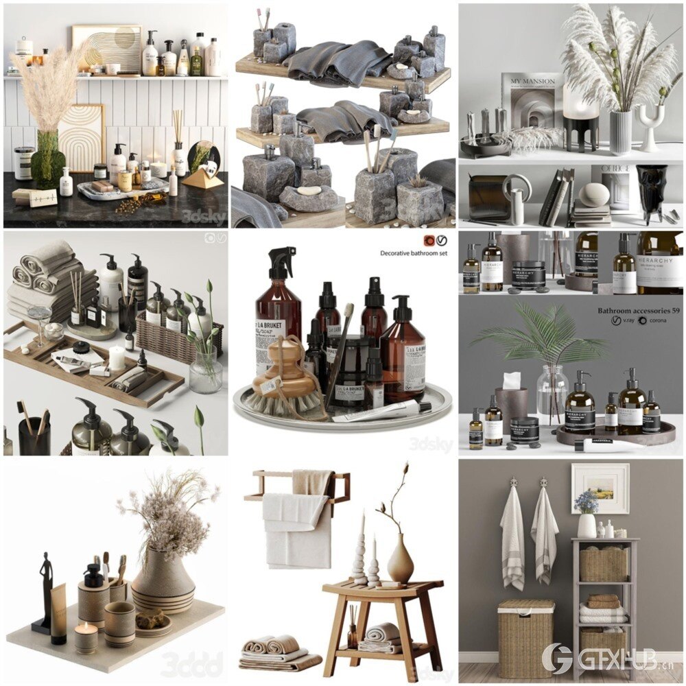 3DSky Pro 椅子沙发灯具数码家电3D模型合辑2024年12月第1季 | 400套 | 20GB