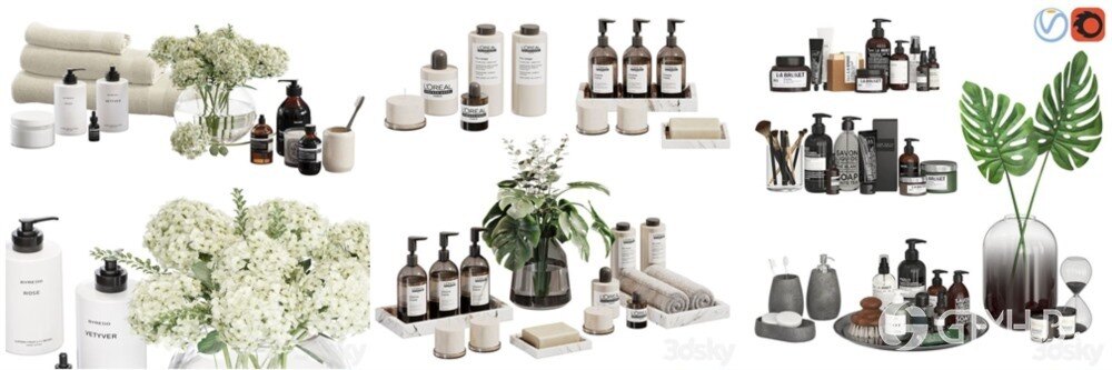 3DSky Pro 椅子沙发灯具数码家电3D模型合辑2024年12月第1季 | 400套 | 20GB