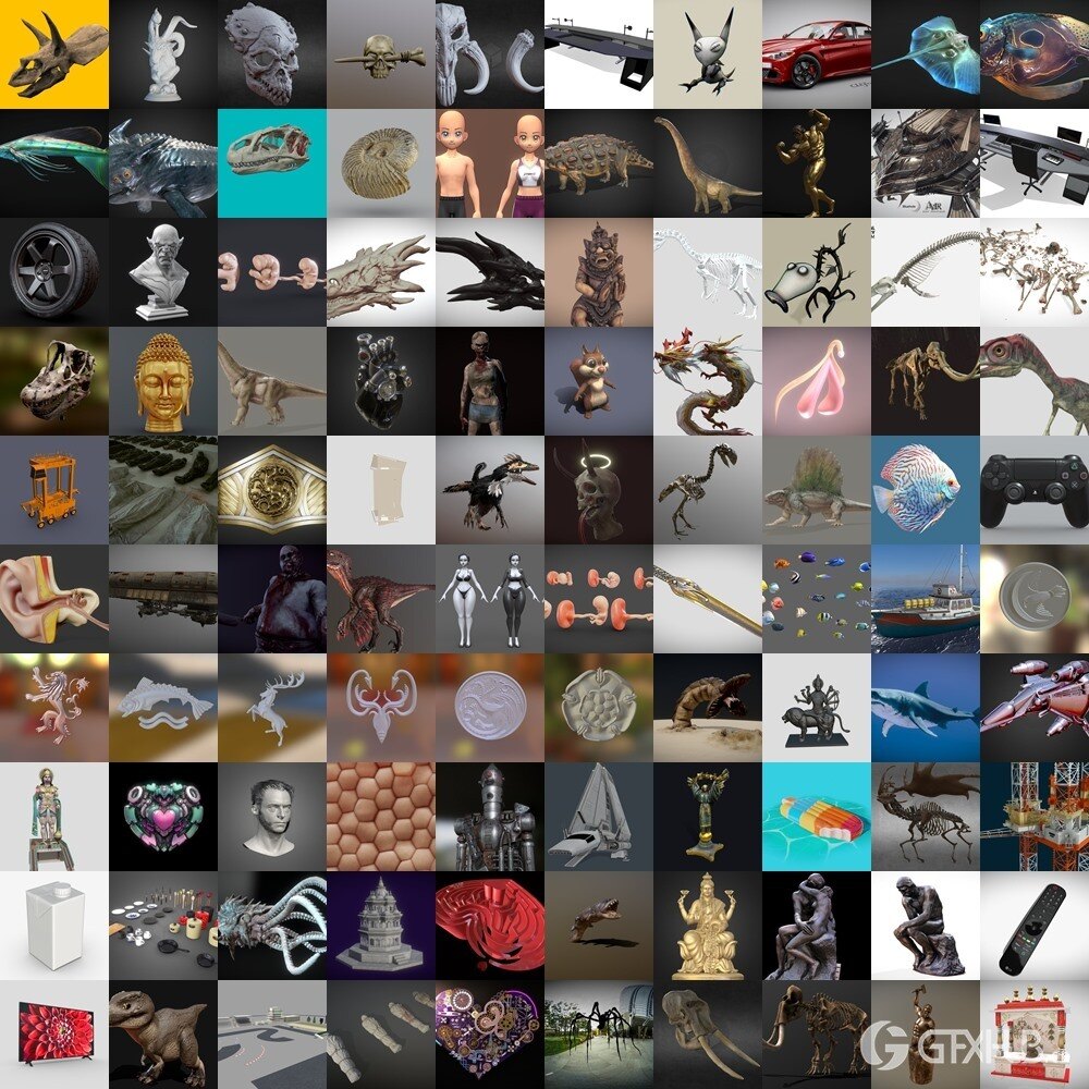 Sketchfab 200个3D模型合集2024年第17季 Sketchfab – 3D Model Pack 2024 Vol.17