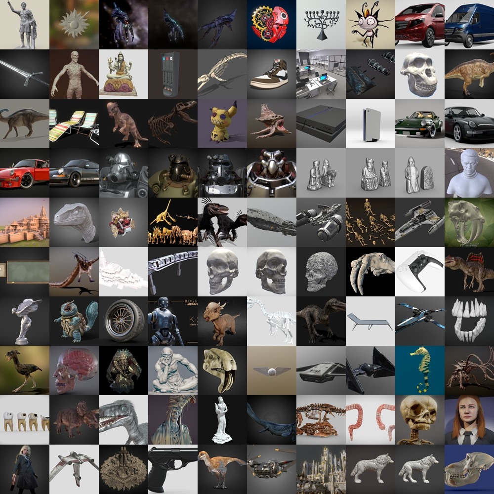 Sketchfab 200个3D模型合集2024年第17季 Sketchfab – 3D Model Pack 2024 Vol.17