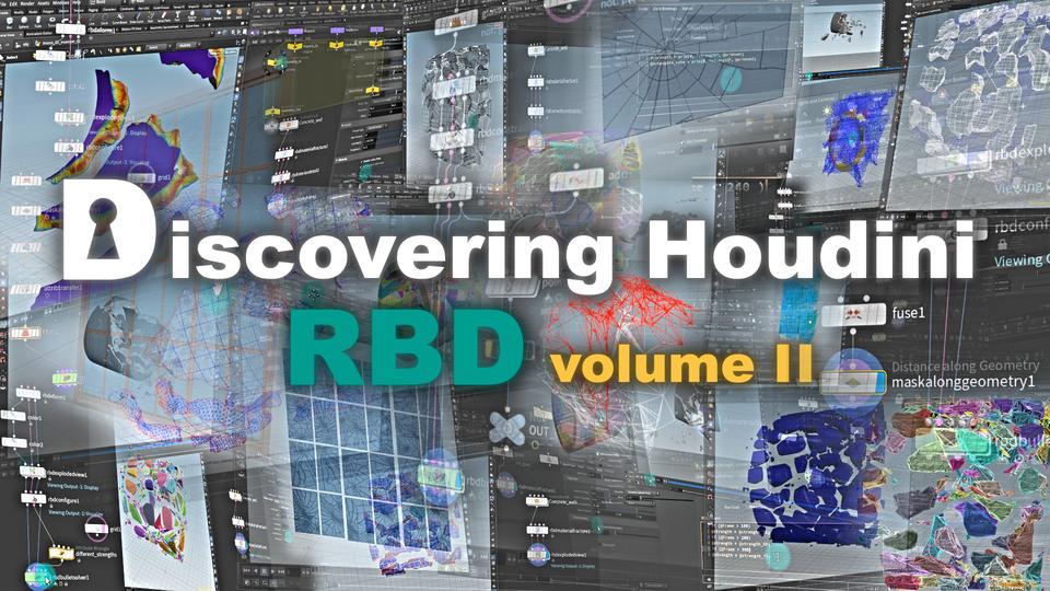 Houdini RBD刚体动力学特效教程 CGCircuit - Discovering Houdini RBD Series (1 to 4)