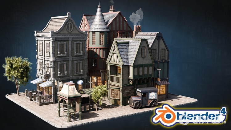 Blender 4从概念到渲染终极环境艺术家指南 Blender 4 The Ultimate Environment Artist's Guide