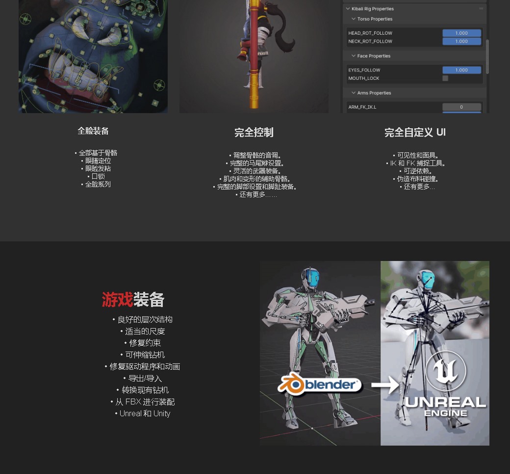 【中文字幕】Blender三维动画绑定教程 P2desing Academy - The Art of Effective Rigging 2