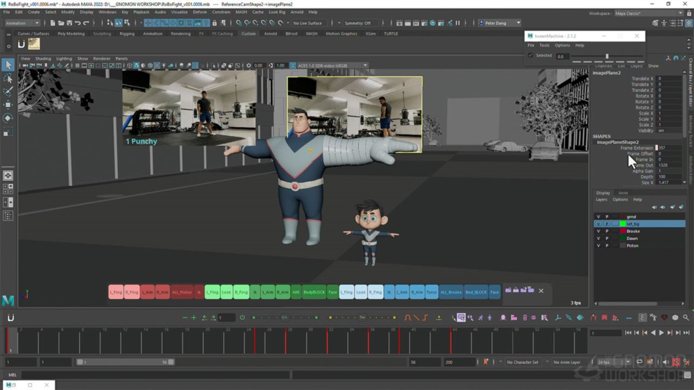 Maya制作复杂的Fight动作序列动画教程 Animating a Complex Fight Action Sequence in Maya
