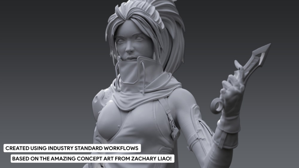 【中文字幕】3Ds Max+ZBrush高多边形 AAA 游戏角色创建教程第1部