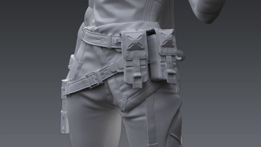 【中文字幕】3Ds Max+ZBrush高多边形 AAA 游戏角色创建教程第1部