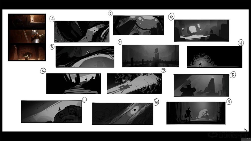 【中文字幕】Blender和PS视觉开发工作流程 Creating Cinematic Compostion for Production