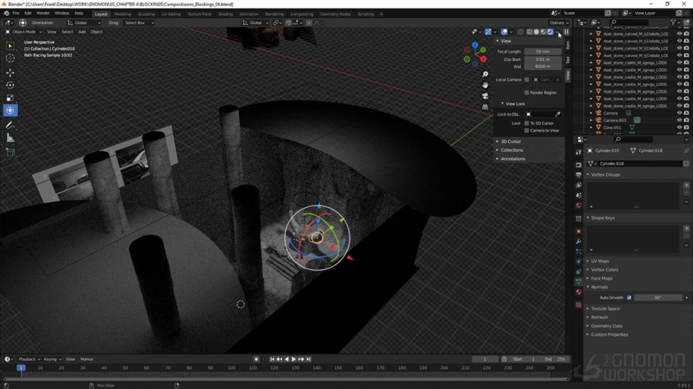 【中文字幕】Blender和PS视觉开发工作流程 Creating Cinematic Compostion for Production