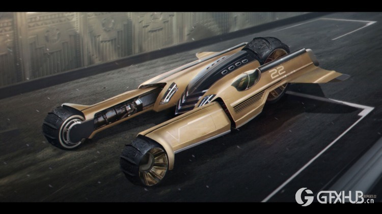 【中文字幕】PS独特概念车辆设计教程 Designing Unique Vehicle Concepts for Production
