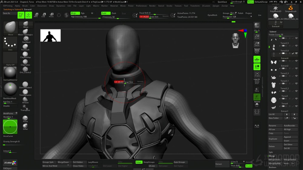 【中文字幕】使用 ZBrush 雕刻棋盘游戏的微缩模型 Sculpting Miniatures for Boardgames Using ZBrush