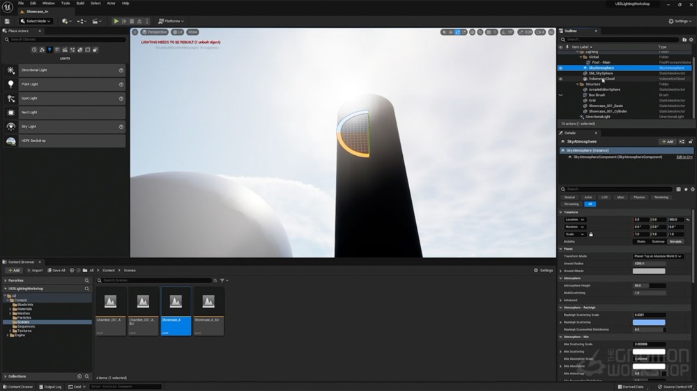 【中文字幕】虚幻引擎5 照明基础知识 Unreal Engine 5 Lighting Fundamentals