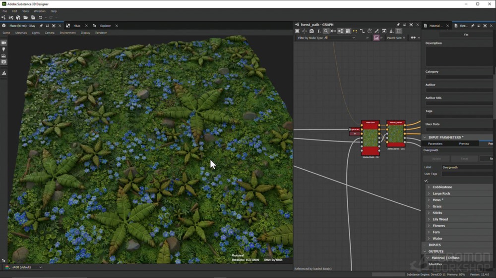 【中文字幕】使用 Substance Designer 为游戏创建复杂材质教程