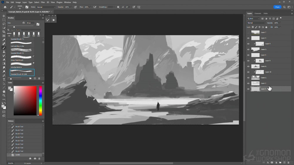 【中文字幕】Blender+3D-Coat 高保真环境设计 High-Fidelity Environment Design