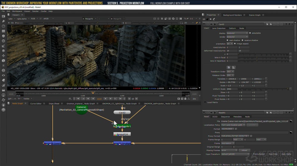 【中文字幕】Nuke 电影投影工作流程 Nuke Projection Workflows for Feature Films