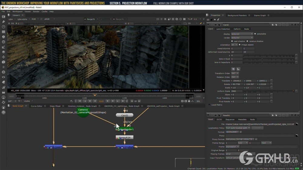 【中文字幕】Nuke 电影投影工作流程 Nuke Projection Workflows for Feature Films