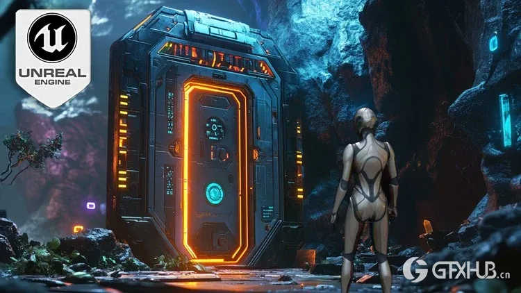 虚幻引擎 5 高级门系统蓝图 Master Unreal Engine 5 Advanced Door Systems Blueprints