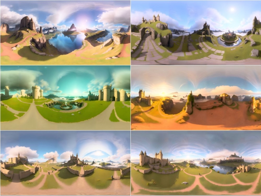 45个HDRI数字绘画风景360°全景贴图 HDRI Breathtaking Digital Landscapes