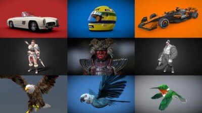Sketchfab 210个3D模型合集2024年第18季 Sketchfab – 3D Model Pack 2024 Vol.18