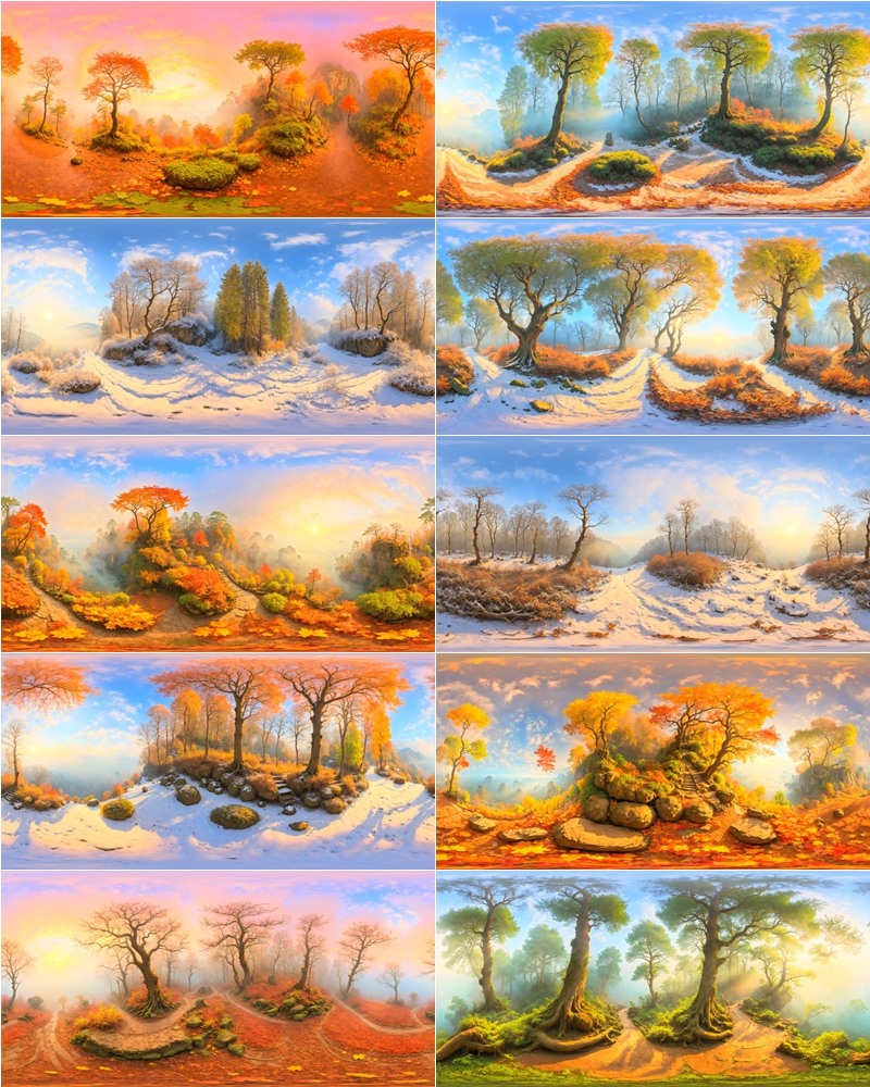 51个森林环境360°全景HDRI贴图 HDRI Next Level Forest Vol.2