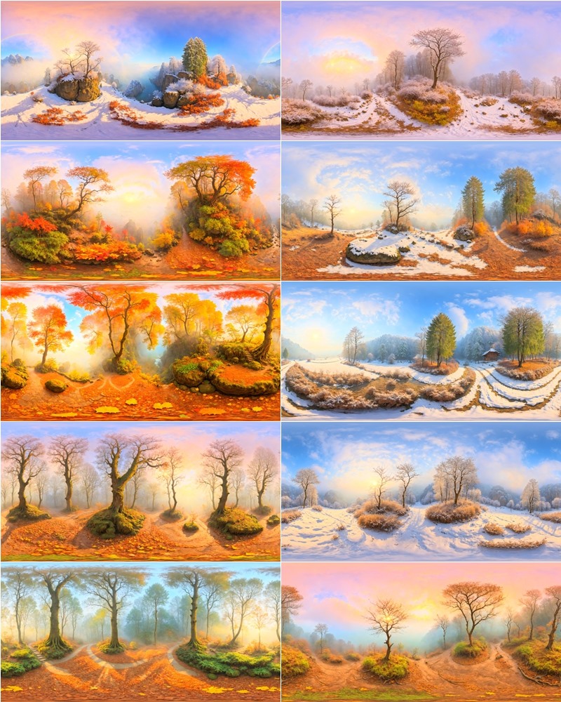 51个森林环境360°全景HDRI贴图 HDRI Next Level Forest Vol.2