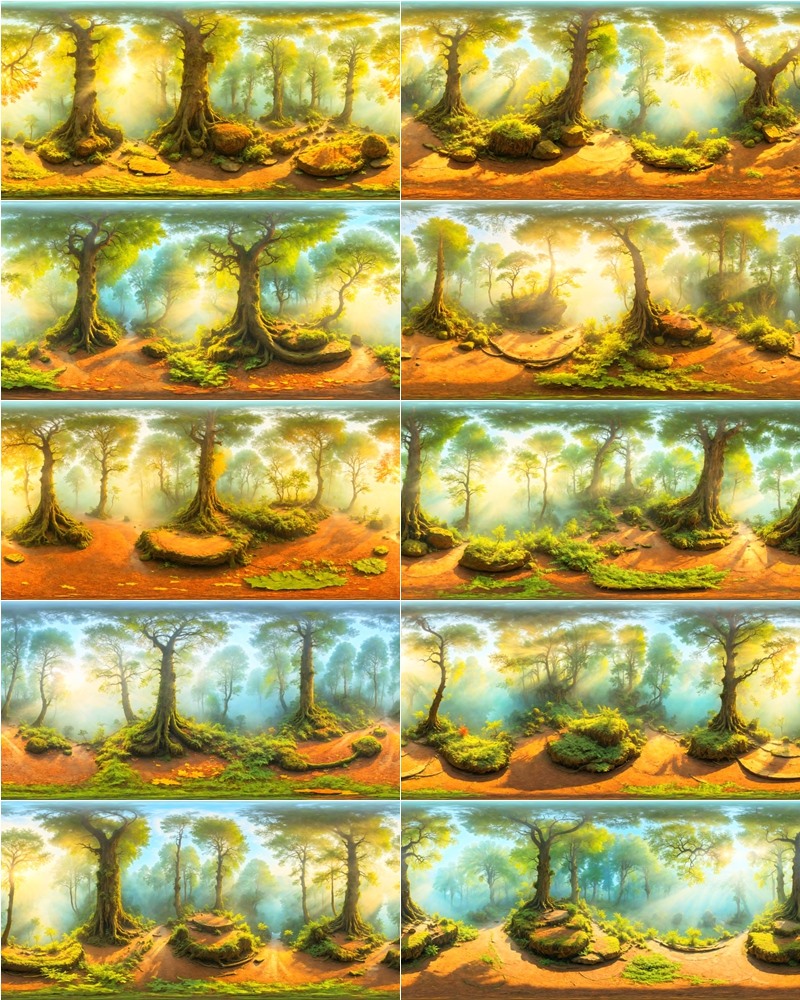 51个森林环境360°全景HDRI贴图 HDRI Next Level Forest Vol.2