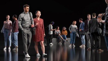 Humano 490个摆姿人物3D模型合集 Humano Collection of 490 Posed 3D Models