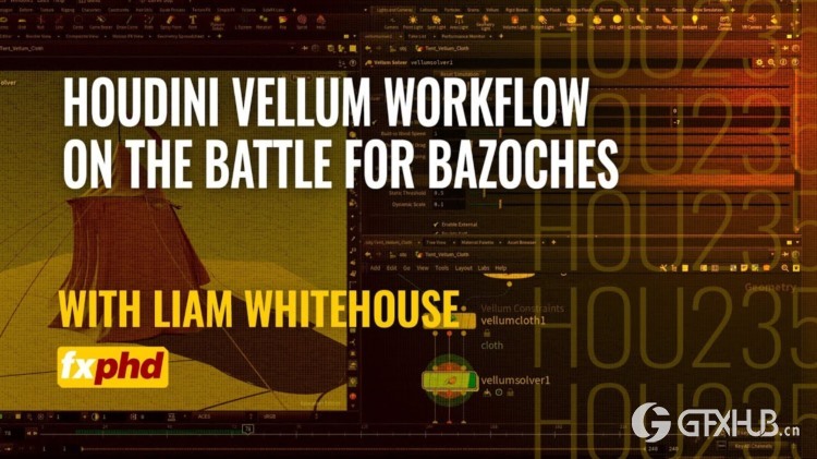 【中文字幕】Houdini Vellum 在《Battle for Bazoches》中的工作流程
