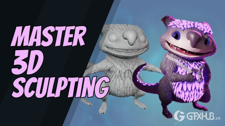 【中文字幕】Blender 雕刻基础知识工作流程教程 Master 3D sculpting in Blender
