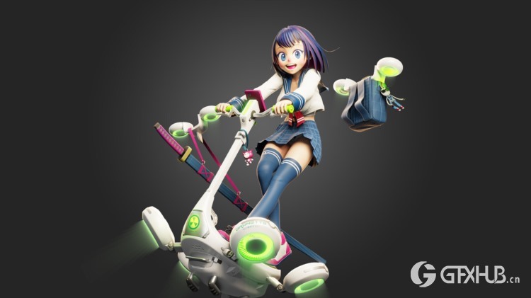 【中文字幕】Blender 风格化动漫角色设计建模教程 Libel Academy - Blender Characters - Student Girl