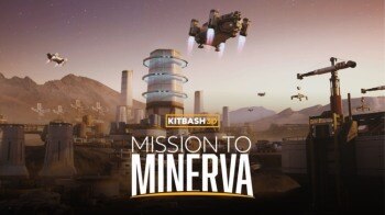 3D模型未来科幻外星球殖民建筑套件 KitBash3D – Mission to Minerva
