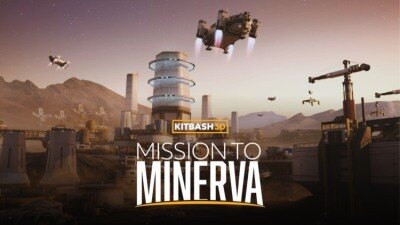 3D模型未来科幻外星球殖民建筑套件 KitBash3D – Mission to Minerva