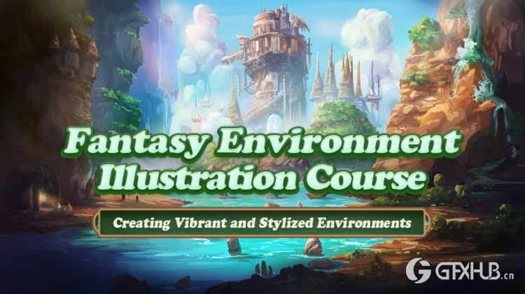 【中文字幕】幻想环境插画课程 Fantasy Environments Course