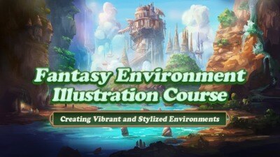 【中文字幕】幻想环境插画课程 Fantasy Environments Course