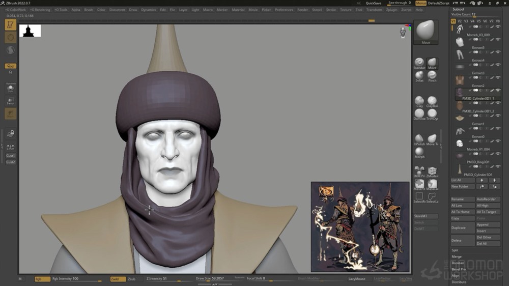 【中文字幕】ZBrush+Maya 三维游戏角色建模教程 Creating a Character for Games Vol. 1
