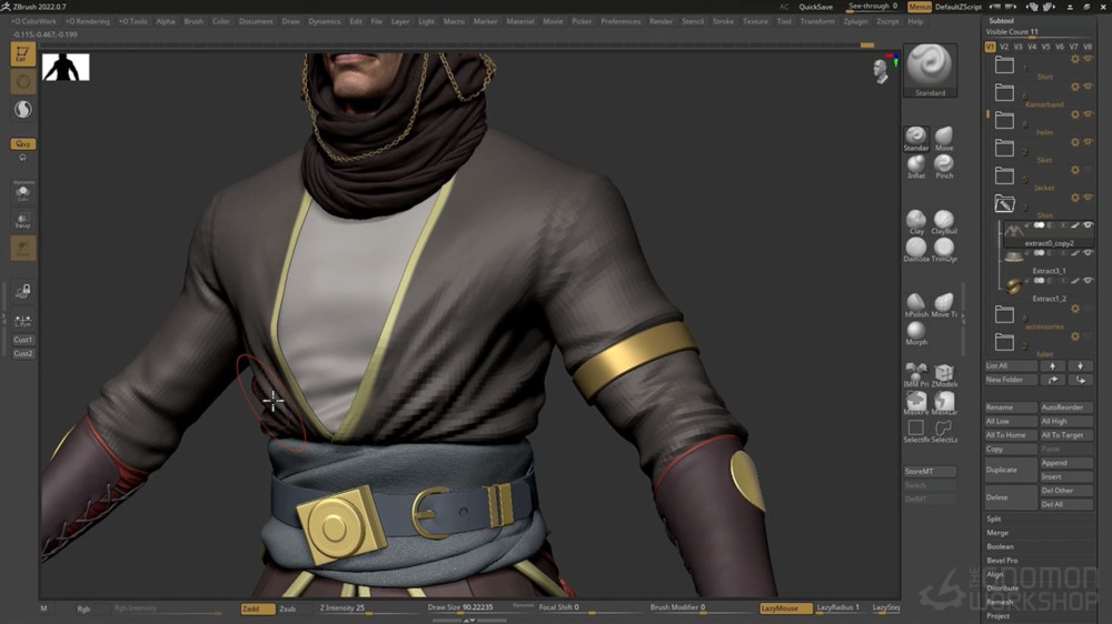 【中文字幕】ZBrush+Maya 三维游戏角色建模教程 Creating a Character for Games Vol. 1
