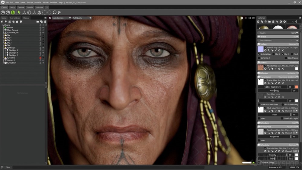 【中文字幕】ZBrush+Maya 三维游戏角色材质制作教程 Creating a Character for Games Vol. 2